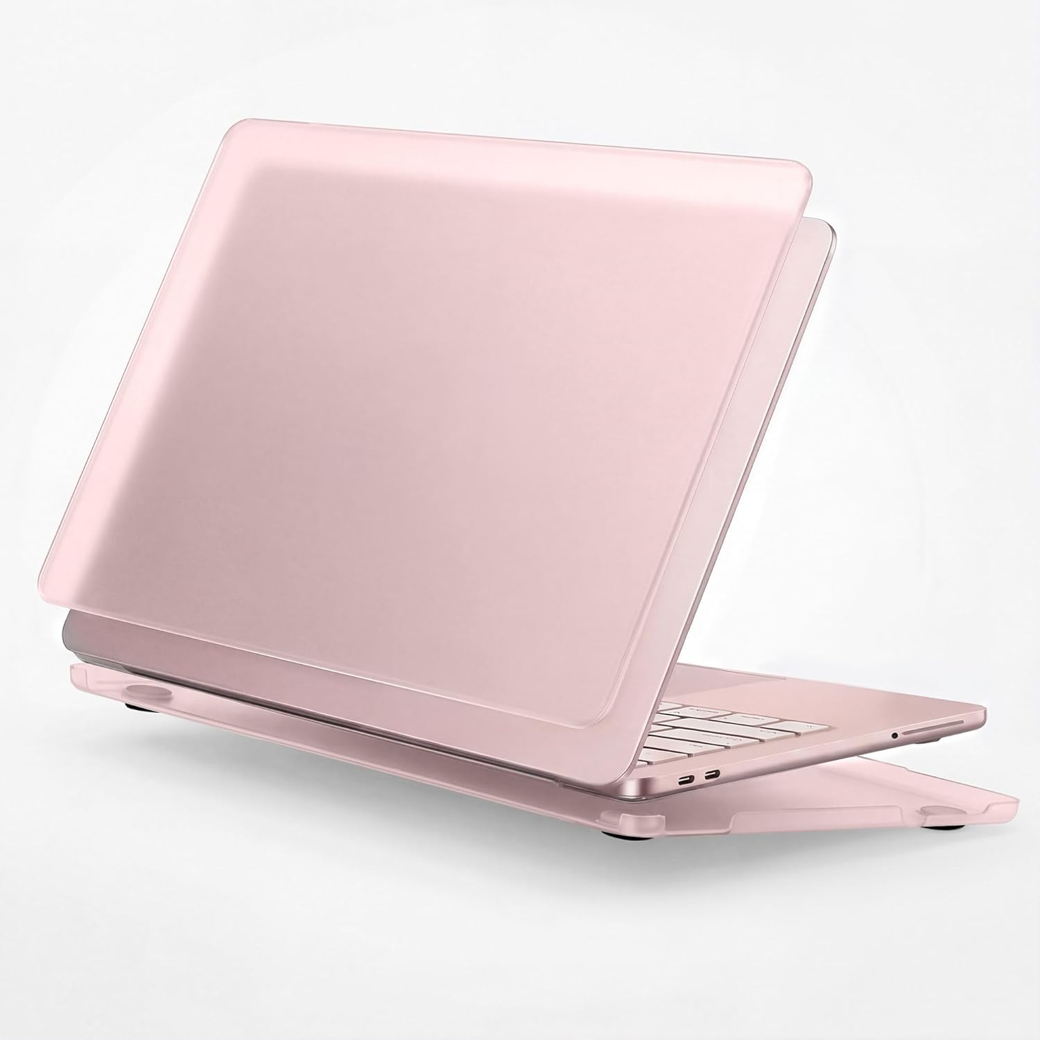 Seorsok Compatible with MacBook Neo 13 inch Case 2026 Release Model A3404 with A18 Pro Chip,Ultra-Thin Matte Protective Hard Shell Case with Keyboard Cover,Anti-Scratch & Fingerprints,Blush Clear