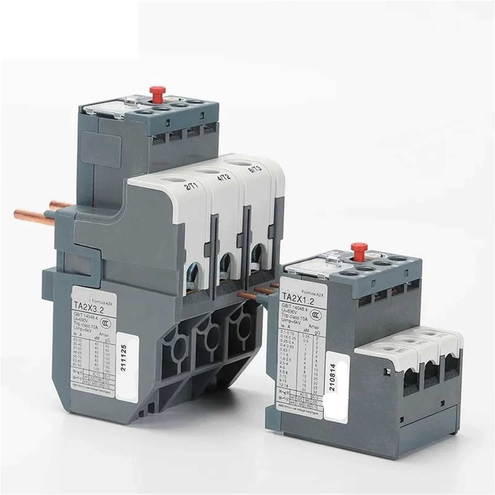 Relé de sobrecarga térmica Serie TA2X.2 TA2X1. TA2X2. TA2X3