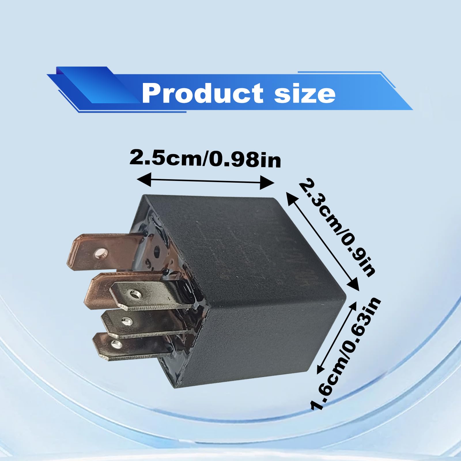 4Pcs 5 Pin 12V 30A Relay, Car Starter Switch Relays, Multi Purpose Automotive Relayfor Motorcycle, Truck, Motor, Van, Boat, Fans, High Performance Replacement Accessories