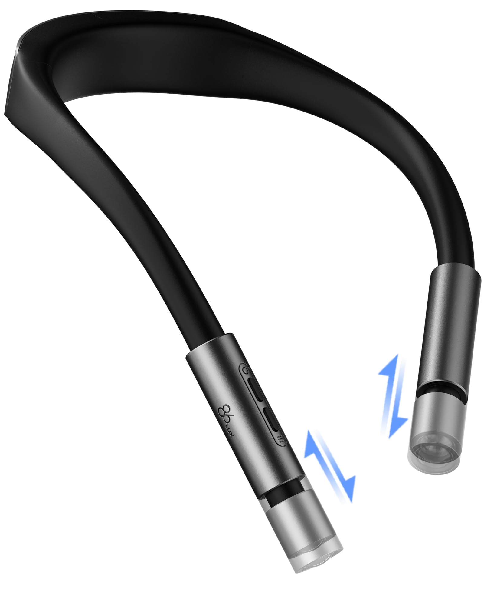 86lux Neck Reading Light, Book Lights for Reading at Night, Dual Focus Control 3 Colors & Stepless Dimming Brightness, Rechargeable, Long Lasting, Perfect for Reading, Knitting, Camping, Repairing