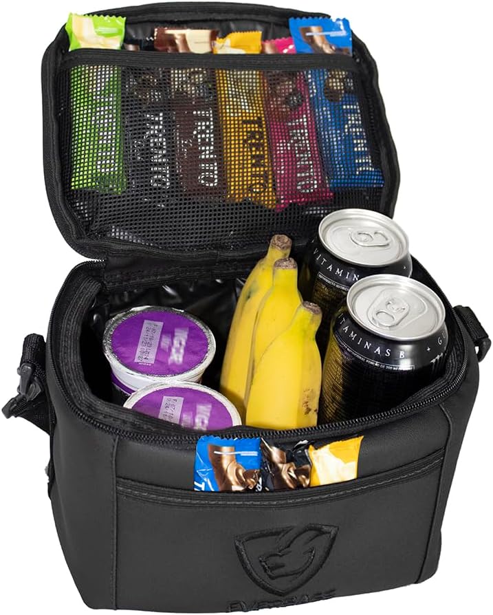 Bolsa Térmica Porta Marmita Fitness Fit Lancheira Porta Marmita Black Luxo
