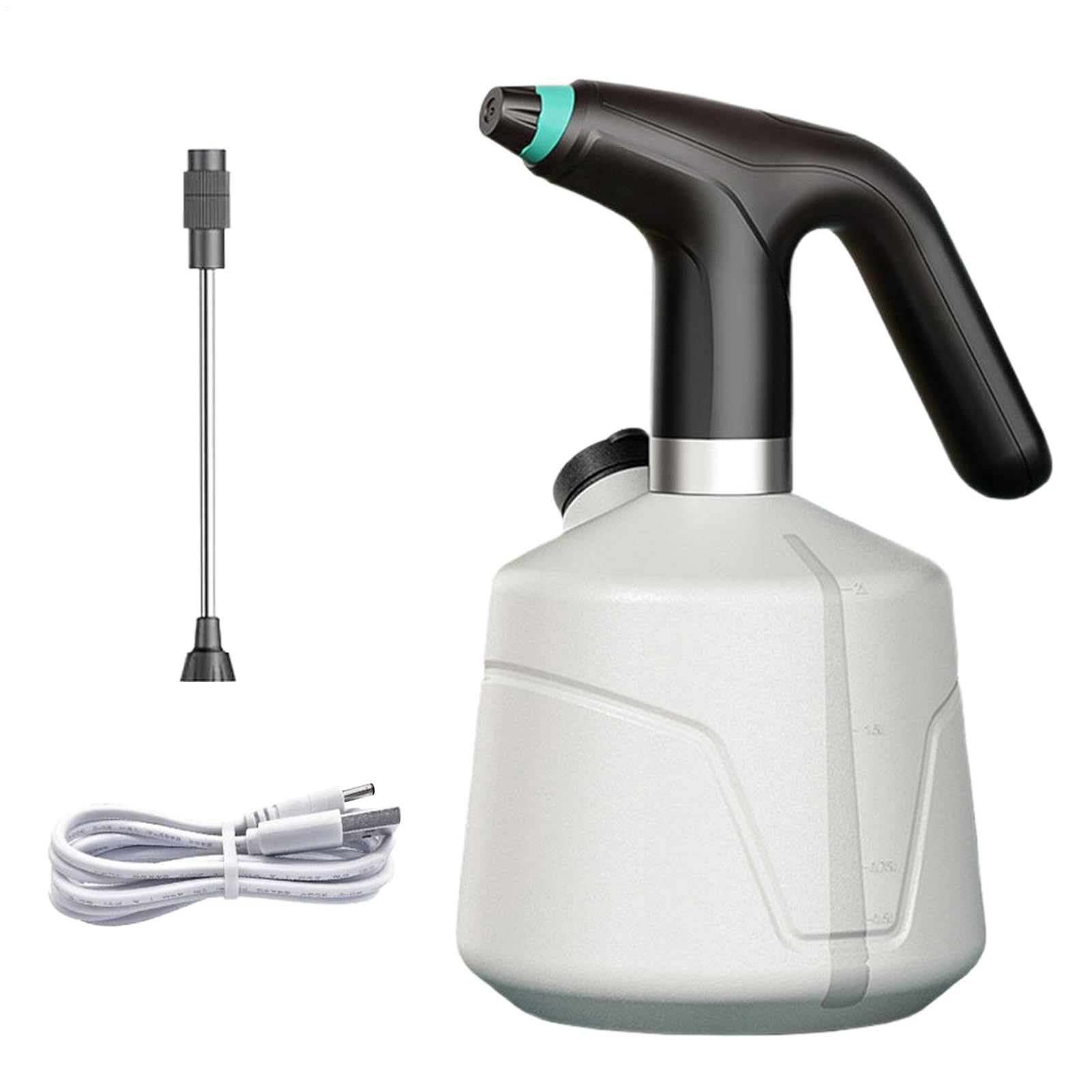 Vaporisateur électrique 2000ml pour l'arrosage du jardin et le nettoyage de maison