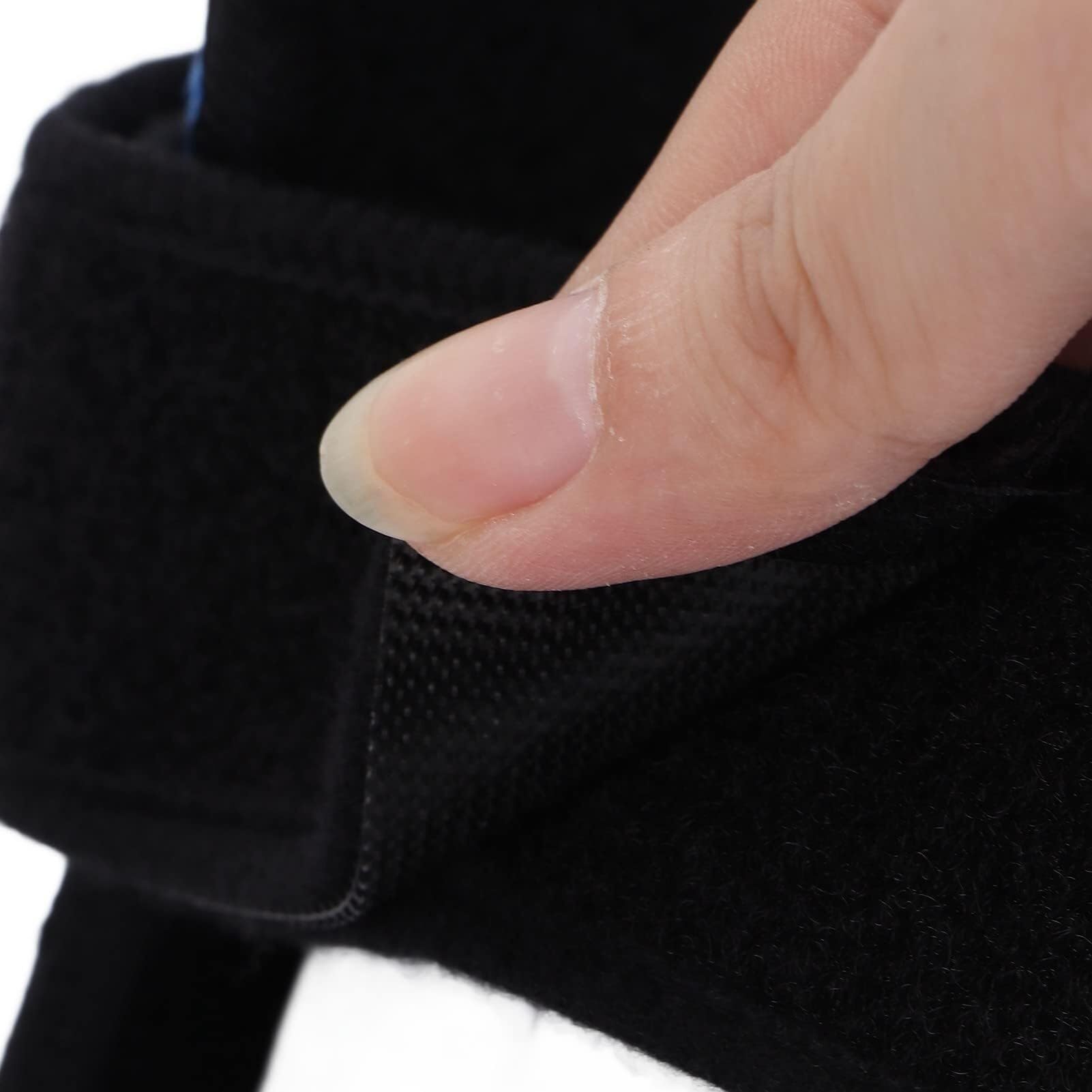 Bota de soporte para fracturas - Ortesis de tobillo y pie caído (AFO), estabilizador de fijación de tobillo con placa de protección frontal, férula ortopédica para lesiones de tobillo y pie, esguinc