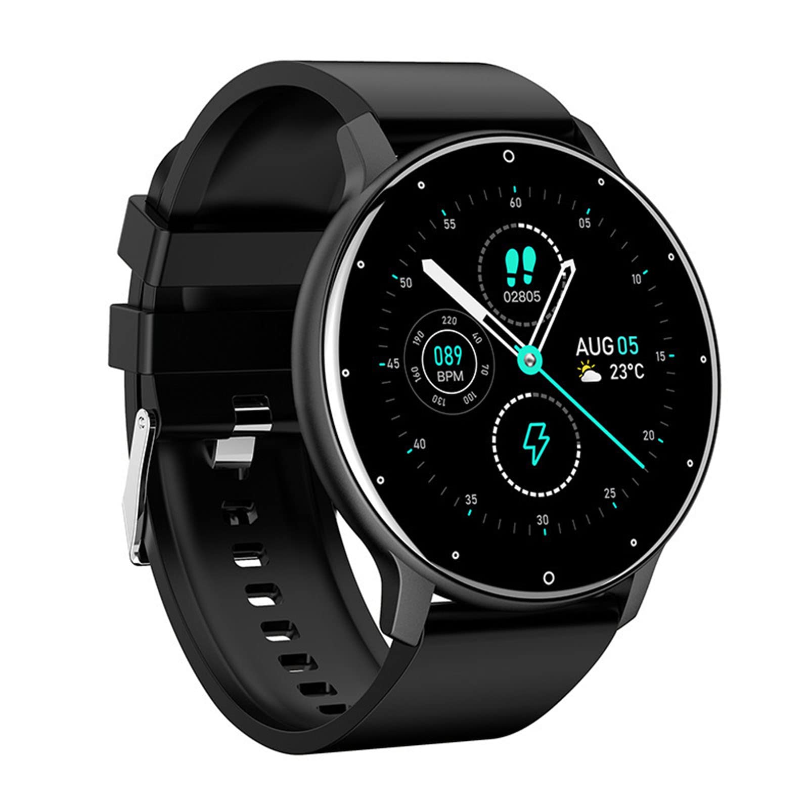Neue Bluetooth Smart Watch.Full Touchscreen IP67 Wasserdichte Sport Fitness Uhr für Android/iOS, mit Pulsmesser, für Männlich Weiblich