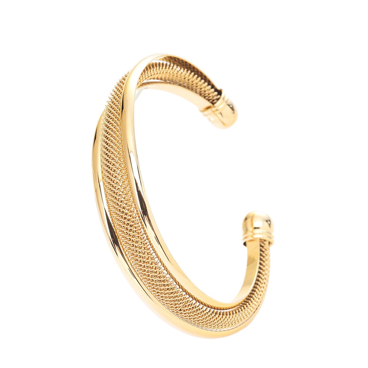 24K Gold Color Trendy Bangle For Women Girls Men Dubai African Bridal Bangle Jewelry