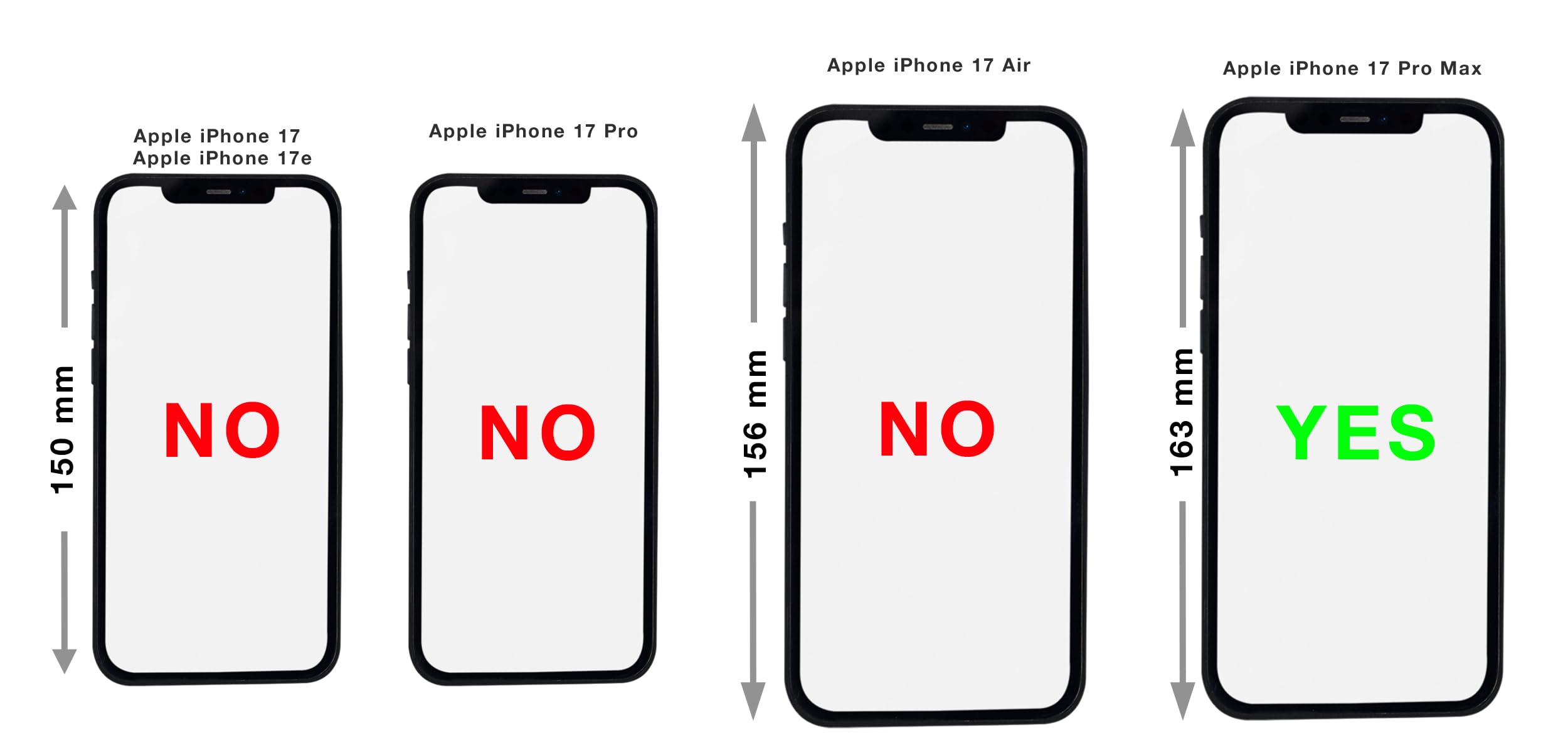 Étui Ceinture pour Apple iPhone 17 Pro Max, Vrai Cuir, Couleur Noir, Clip Ceinture, Horizontal, Fermeture magnétique