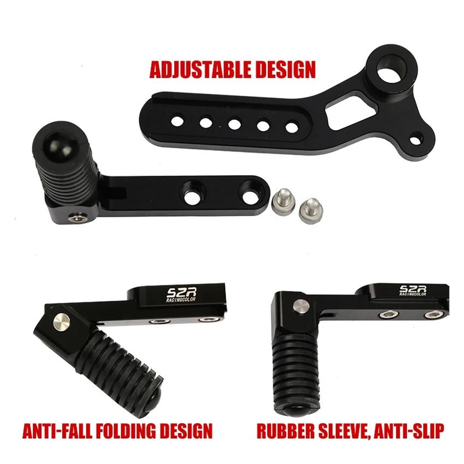 Motorcycle Gear Shift Lever – Aluminum Shifter Pedal For BOSUER BSE Xmotos & ZongShen NC 250 300 450 – Universal Fit