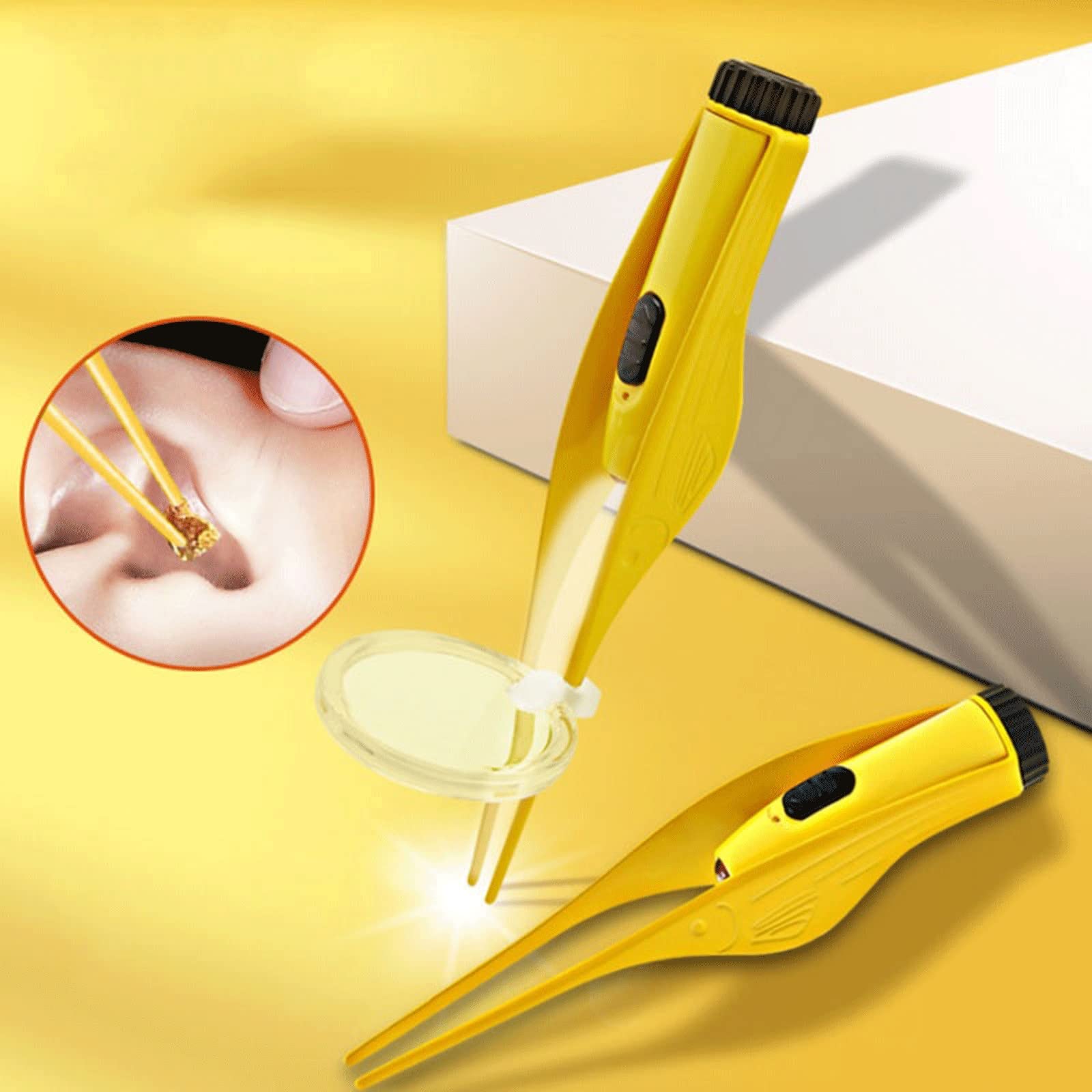 Prodotti per la rimozione del cerume Earpick Raccoglitore per la rimozione del cerume Pulitore per Le Orecchie Pinzetta per Le Orecchie STR