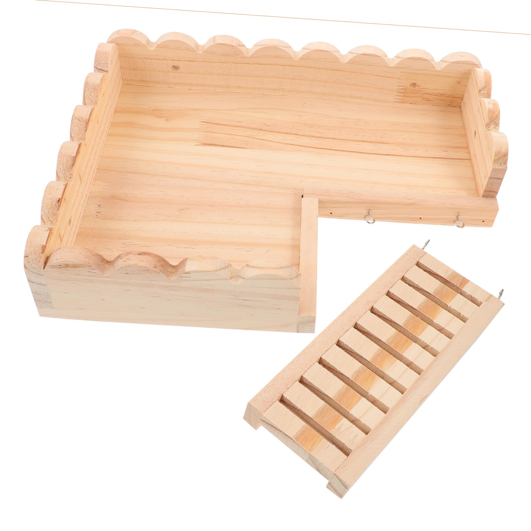 Levemolo Piattaforma in Legno per Criceti, Base Solida per Gabbia
