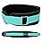 Iron Bull Strength Women Weight Lifting Belt - High Performance Neoprene Back Support - Light Weight & Heavy Duty Core Support for Weightlifting and Fitness (Black/Mint, Large)