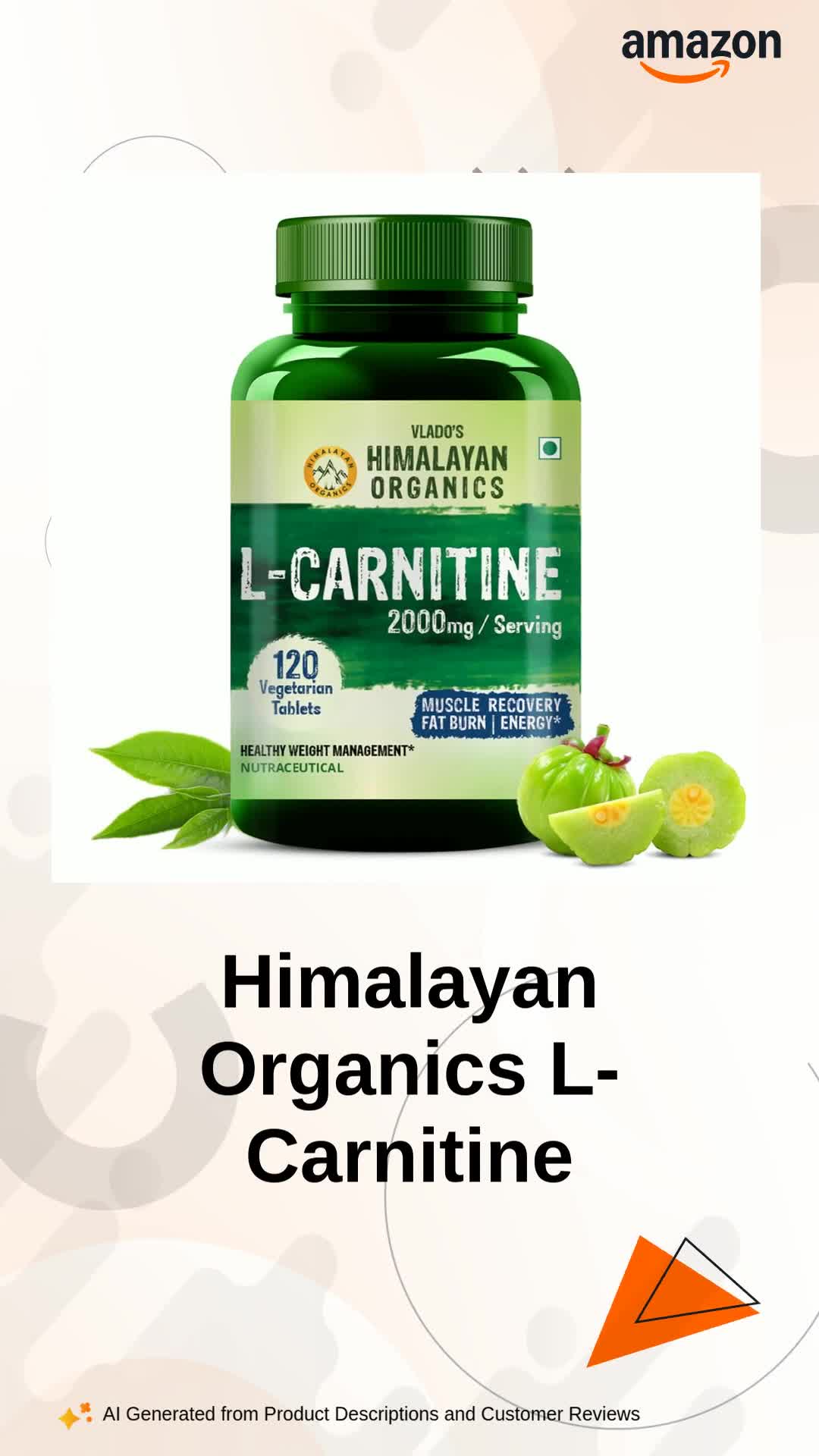 can l-carnitine cause stomach problems Vlado's Himalayan Organics L-Carnitine L-Tartrate Tablets