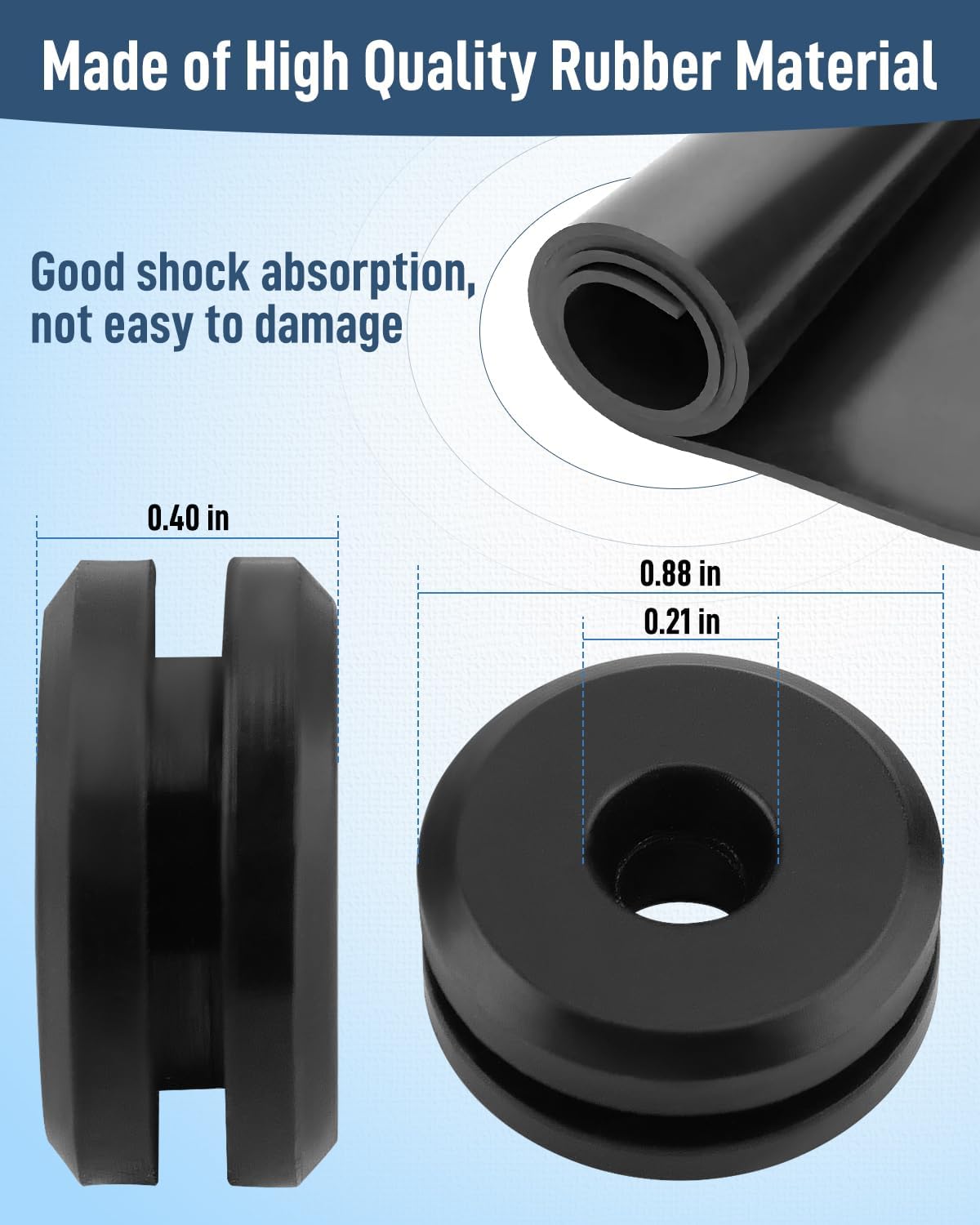 Engine Cover Rubber Mount Insulator Fit for Honda Accord/Odyssey/Passport/Ridgeline/, Fit for Acura MDX/RL/RDX Replace 171225G0A00，4PCS