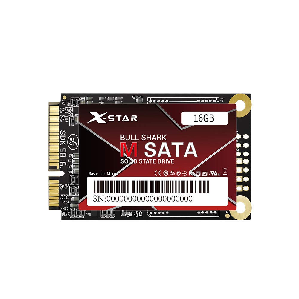 Decdeal Bull Shark mSATA SSD 1.8in Solid State Drive Storage Devices for Computer PC Desktop Laptop 16GB