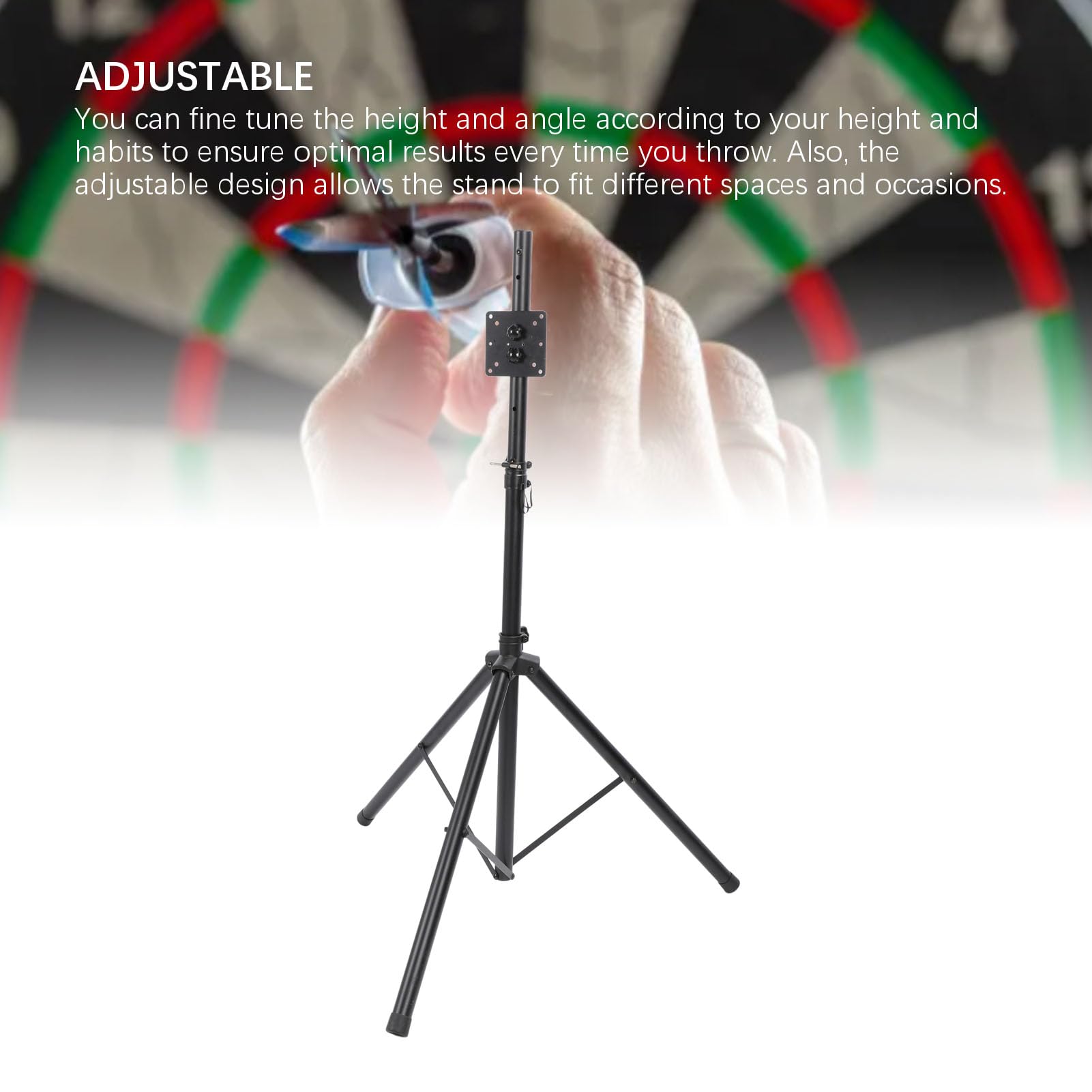 Dartboard-Ständer, hervorragende Stabilität, höhenverstellbar, für Heimspielzimmer