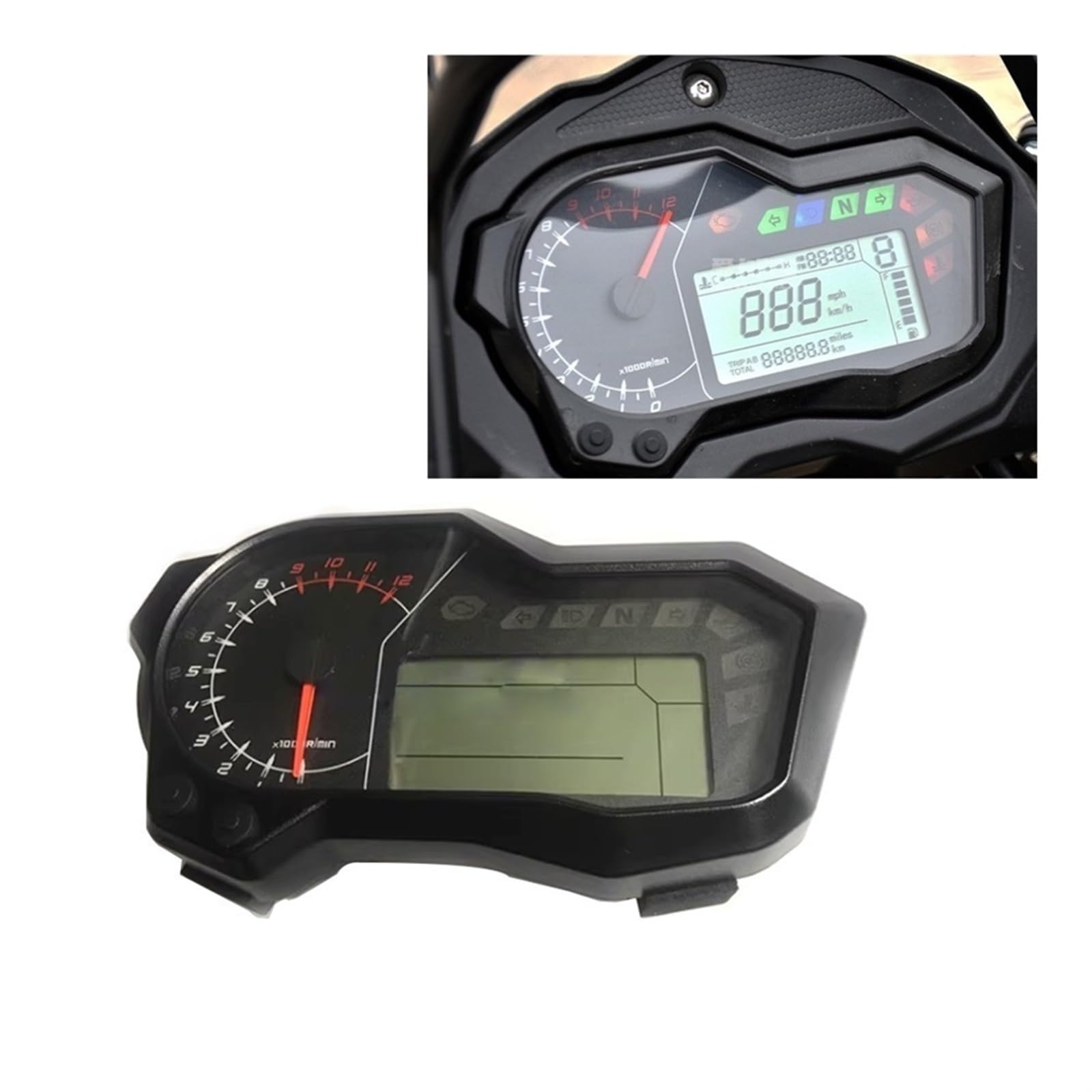 Cuadro de instrumentos de moto Conjunto de instrumentos y velocímetro digital para motocicleta para Benelli TRK502 TRK502X BJ500GS-A Pantalla odómetro