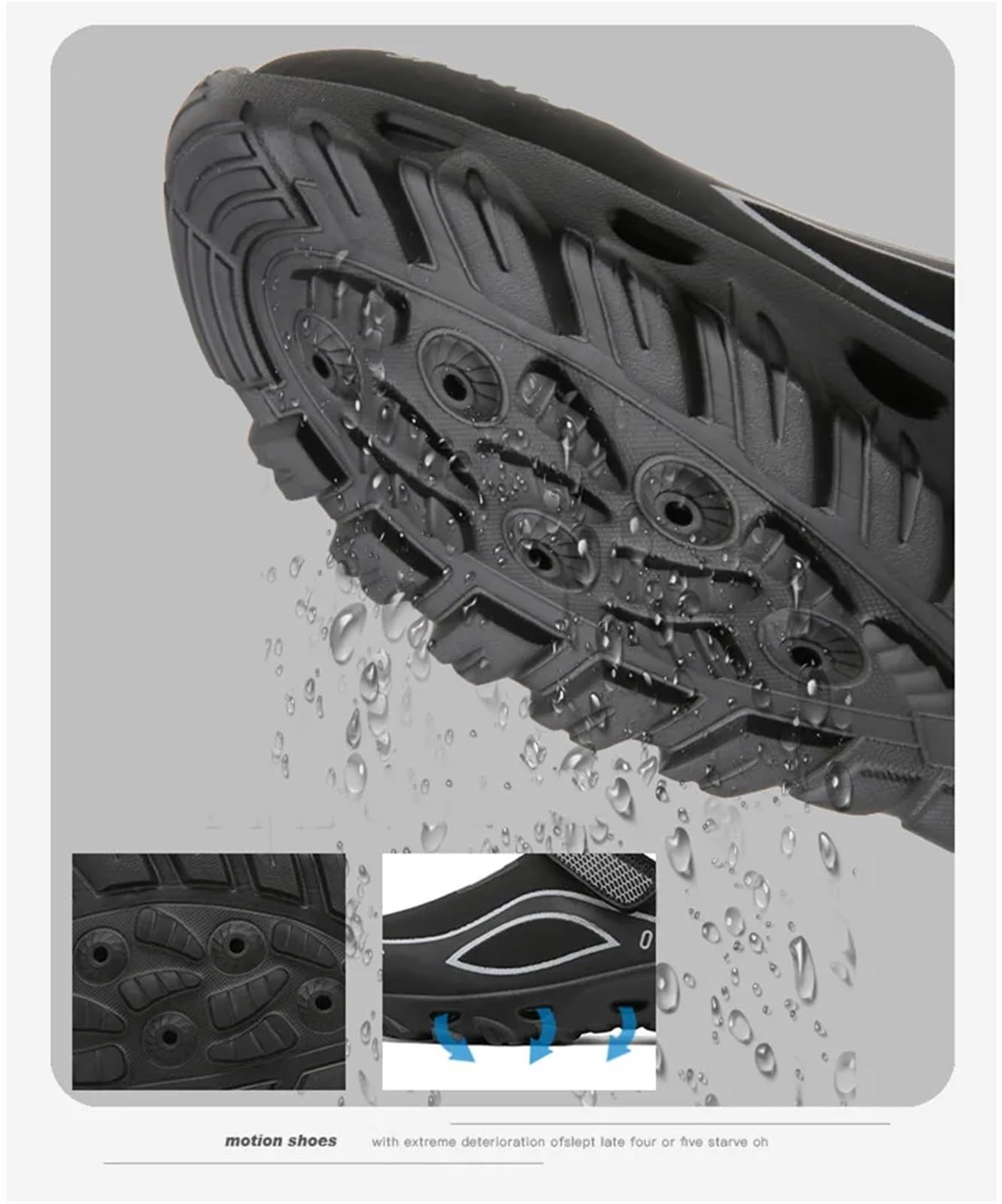 Badeschuhe Atmungsaktive Wasserschuhe for Herren, Aqua-Schuhe, Wat- und Wanderschuhe, sportliche Laufschuhe, Outdoor-Wanderschuhe, leicht, bequem FüR Den Sport(Black,46)