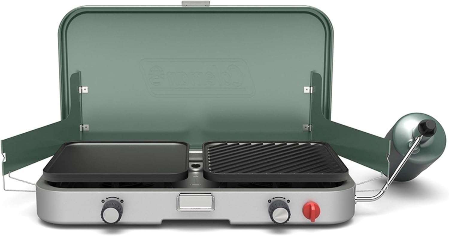 Coleman Cascade Camping Stove Collection – Portable Cooktops with up to 28,000 BTUs & Matchless Lighting, 1/2/3-Burner Options, Great for Outdoor Cooking, Camping, Tailgating, Grilling, BBQs, & More Coleman Cascade Camping Stove Collection – Portable Cooktops with up to 28,000 BTUs & Matchless Lighting, 1/2/3-Burner Options, Great for Outdoor Cooking, Camping, Tailgating, Grilling, BBQs, & More