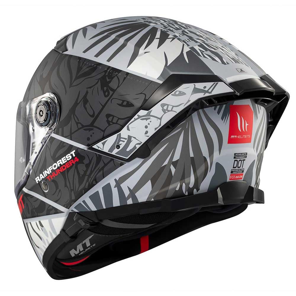 MT Helmets Thunder 4 SV – Casco Moto Integral con Visor Solar Full Vision, Pantalla Antivaho Compatible con Pinlock, Interior Lavable y Calota HIRP | Homologado ECE 22.06 & DOT