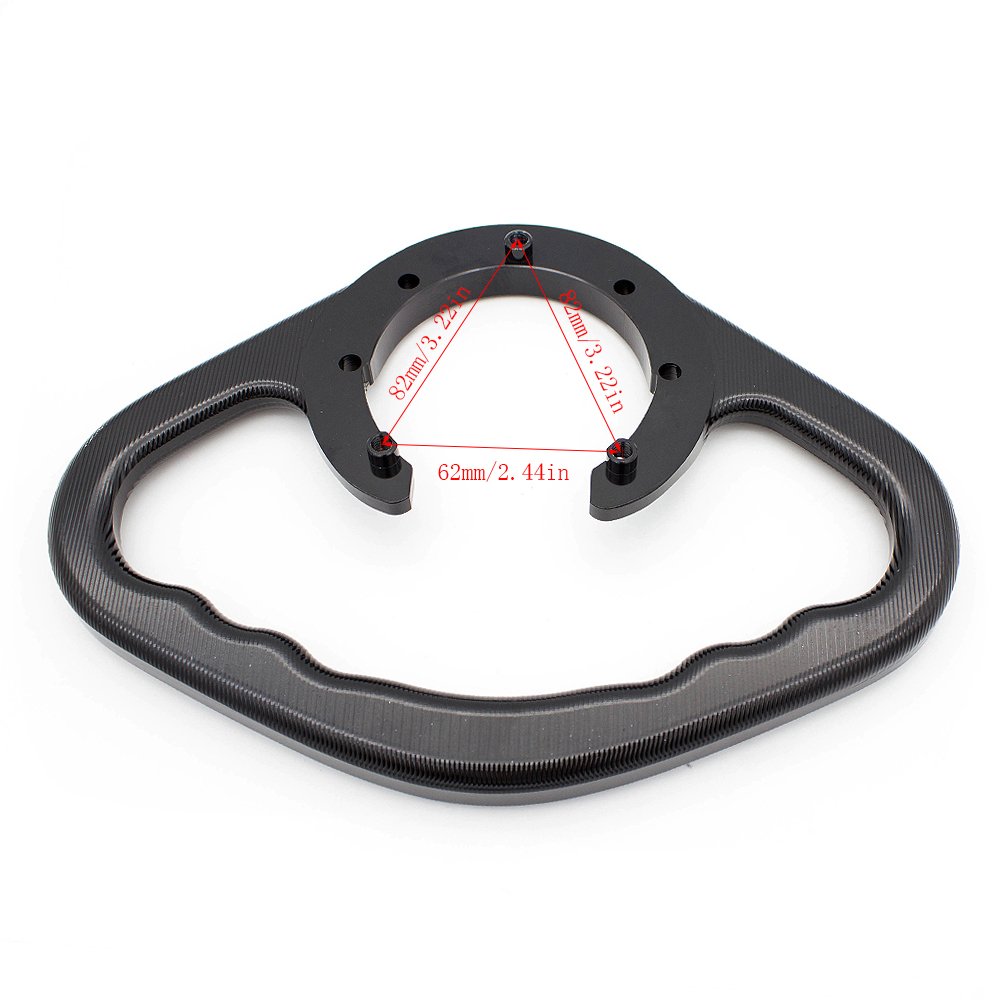 Mango de pasajero para motocicleta, reposabrazos, barra de agarre para YZF R6 R6S R1 R1S R1M FZ1 FZ6 FJR1300/ MT10 FZ10 2016-2021/ MT09 FJ09 FZ09 R125 2015-2021/ V-Max 09-09-2021 16/ XSR 700 900