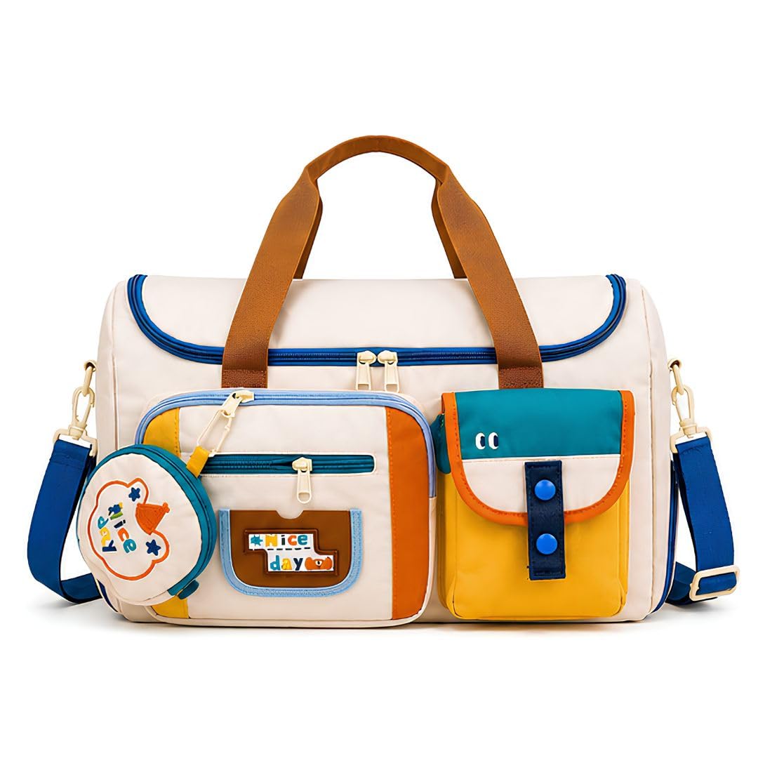 Gym Duffle Bag for Women & Men, Large Sports Bag with Shoe Compartment, Waterproof Workout Travel Tote for Fitness & Overnight Use-image-33