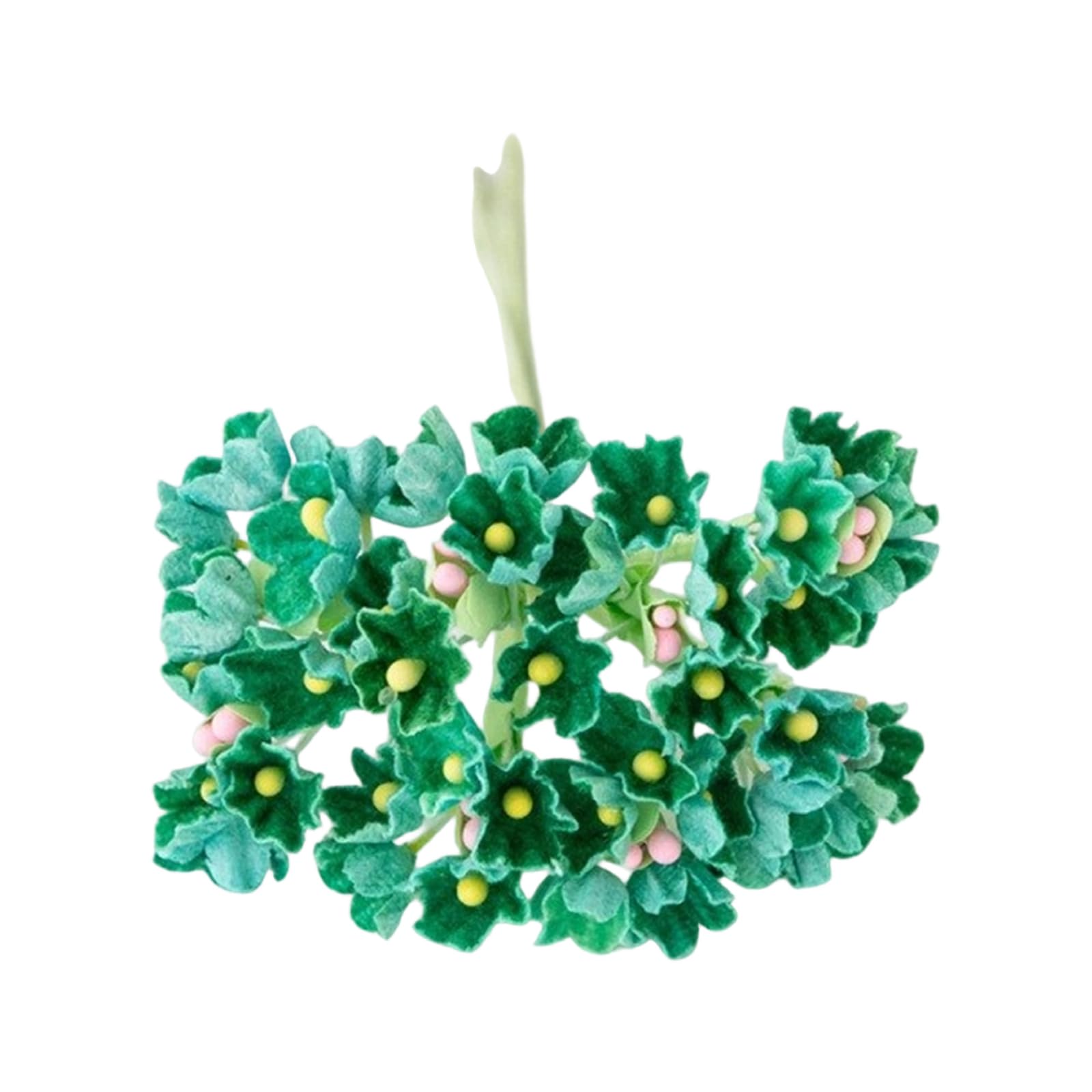 Msioytog Dark Green Unique Gypsophila Flower Artificial Flowers For Proms, Anniversaries, Ceremonies, Wedding Embellishments Festival Decoration