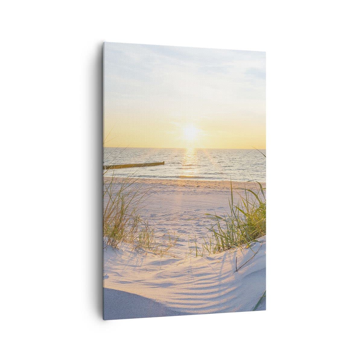 Tableau plage moderne 80x120cm pour décorer votre salon