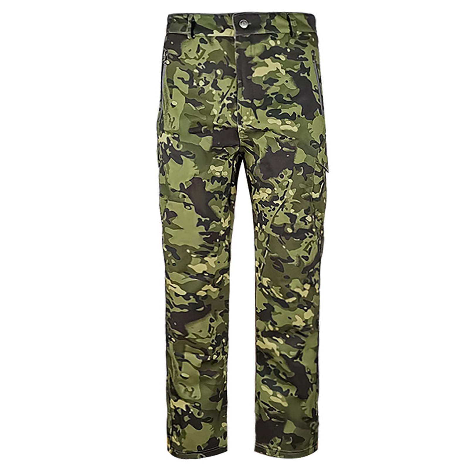 Generichiking Pants Men Camouflage Army Fatigue Warm Cargo Pants