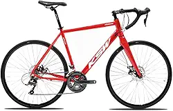 Bicicleta Aro 700 Speed KSW Road Grupo GTA 18 Marchas Relção 2x9V Sistema STI