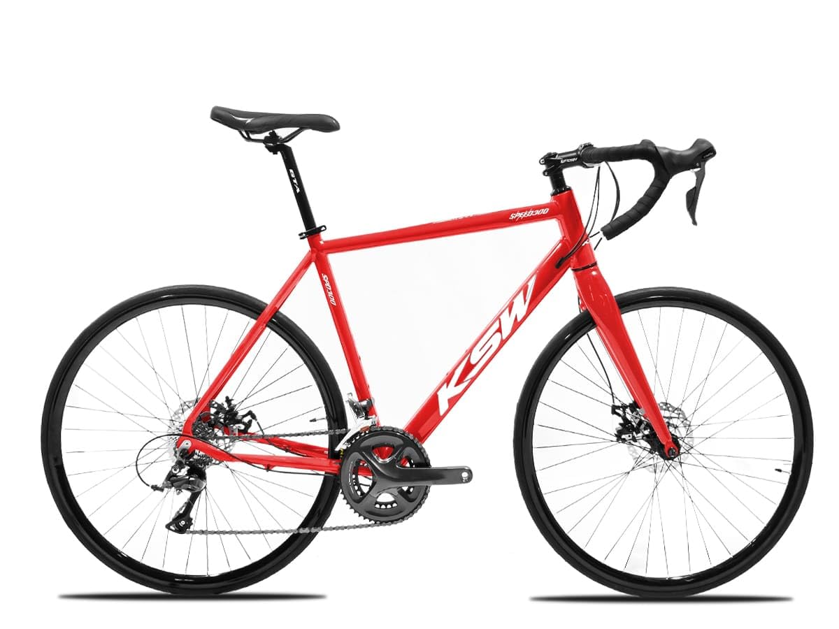 Bicicleta 2x9v 18 Marchas Aro 700 KSW Speed Road 300 para Estrada