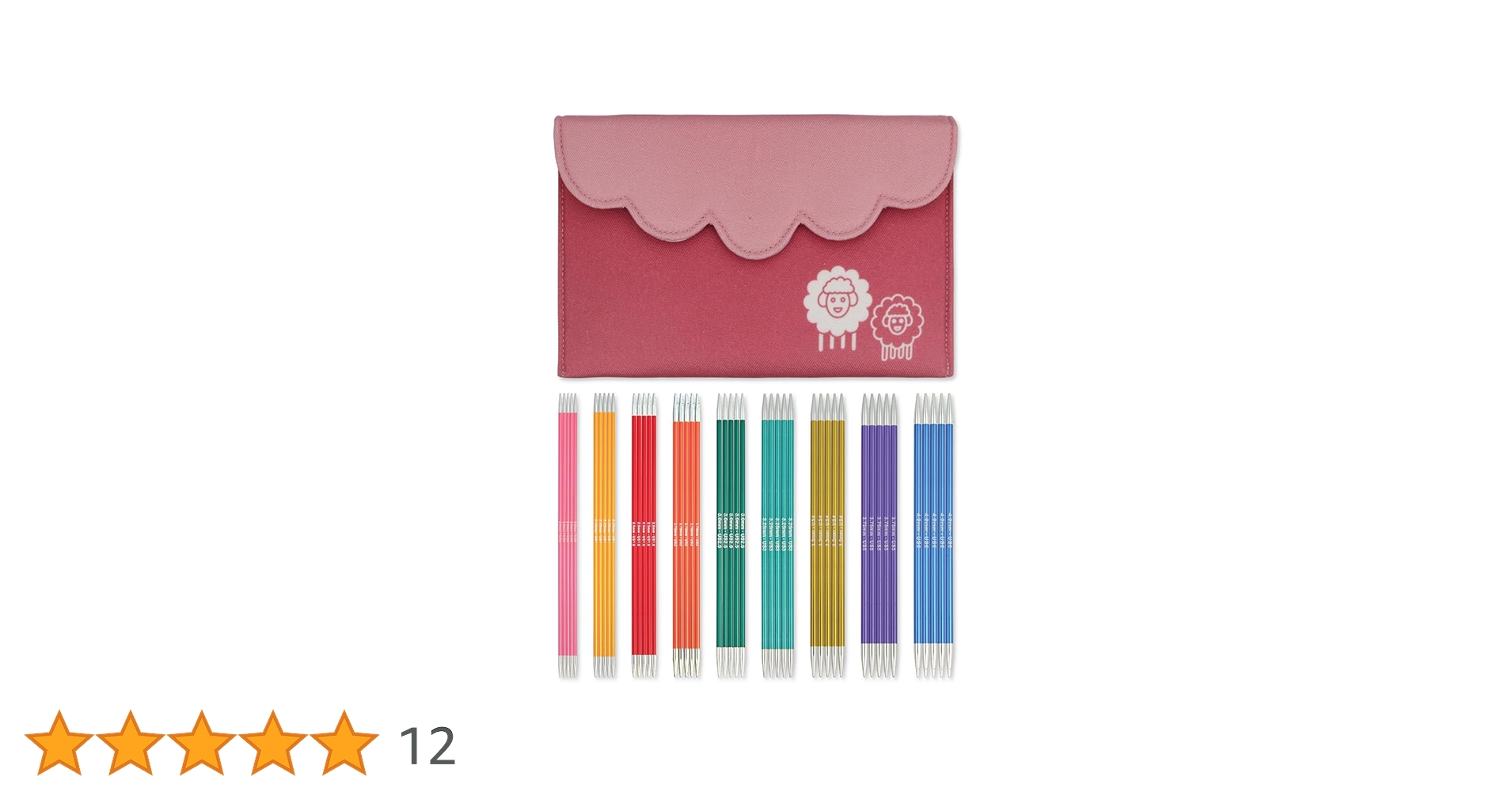 なむる2点セット Amazon.co.jp: KnitPro Zing デラックスダブルポインテッド