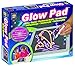 AMAV Glow Pad - Portable Hi-Tech Drawing Board for kids Toy Tablet-size With 7 Interchanging Blinking Colorful Lights. Children’s light up coloring board, Arts and Crafts set