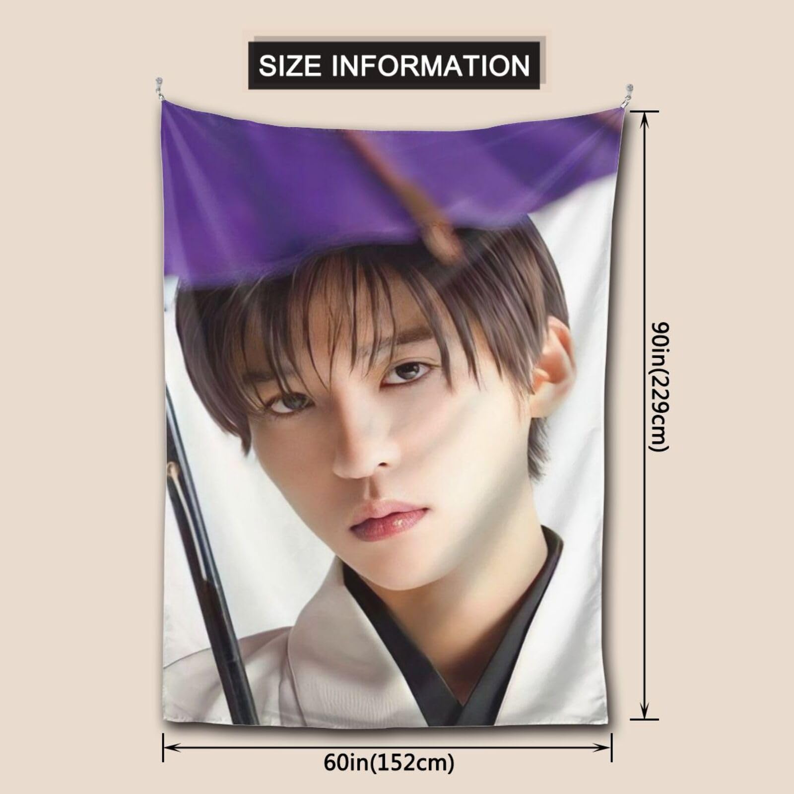 【最安値】Man 目黒蓮　タペストリー Amazon.co.jp: スノーマン 目黒蓮 タペストリー おしゃれ飾り 壁掛け