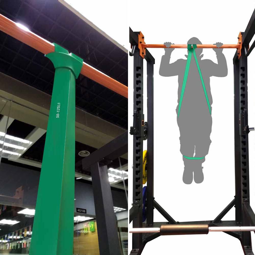 5 Packungen Klimmzug-Bänder-Set, Widerstandsbänder, Powerlifting, Stretchbänder mit Türanker und Griffen