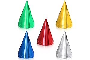 15 Pieces Metallic Green Party Hat