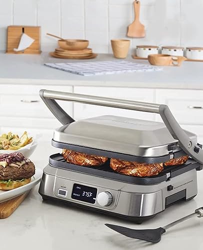 Miniatura 5 de Plancha eléctrica 5 en 1 con pantalla LCD amplio rango de temperatura y función de separación