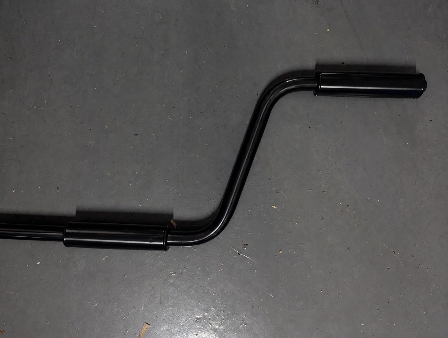 Manivela para Toldo Exterior – Barra Accionamiento para Toldos Enrollables | Maneta Metálica Resistente con Gancho | Recambio Universal para Toldos Manuales (Negro, 150 Cm)