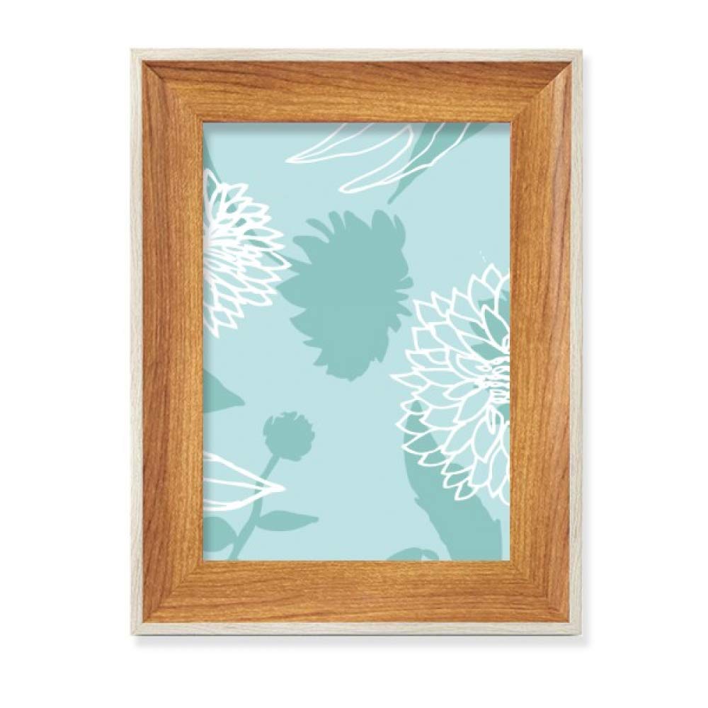 Plusieurs Ensembles Cadre de Photo en Bois Chrysanthemum Abstract Art