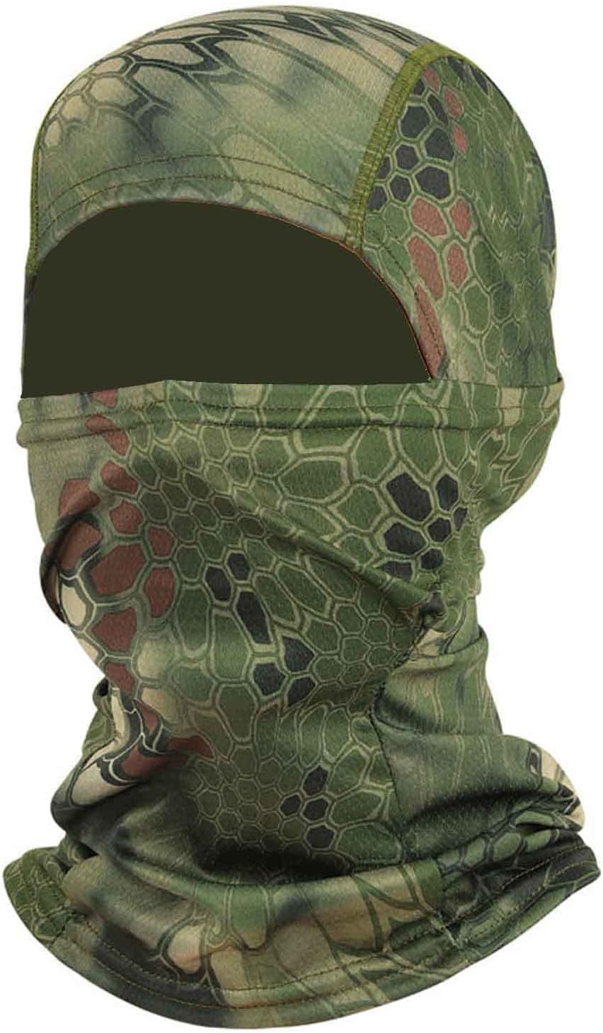 ATETEO Balaclava Face Men Women, Military Ski Mask Neck Warmer Tactical Scarf Head for Running, Motorcycle, Cycling