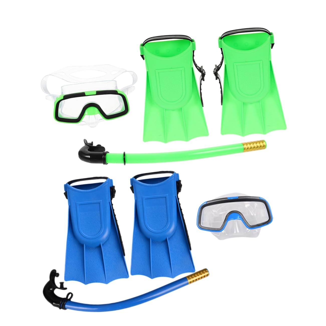 Gogogmee 1Set Snorkeling Gear Set Snorkel Mask for Ages Comfortable Wide View for Pool and Ocean Use Includes Snorkel for Boys