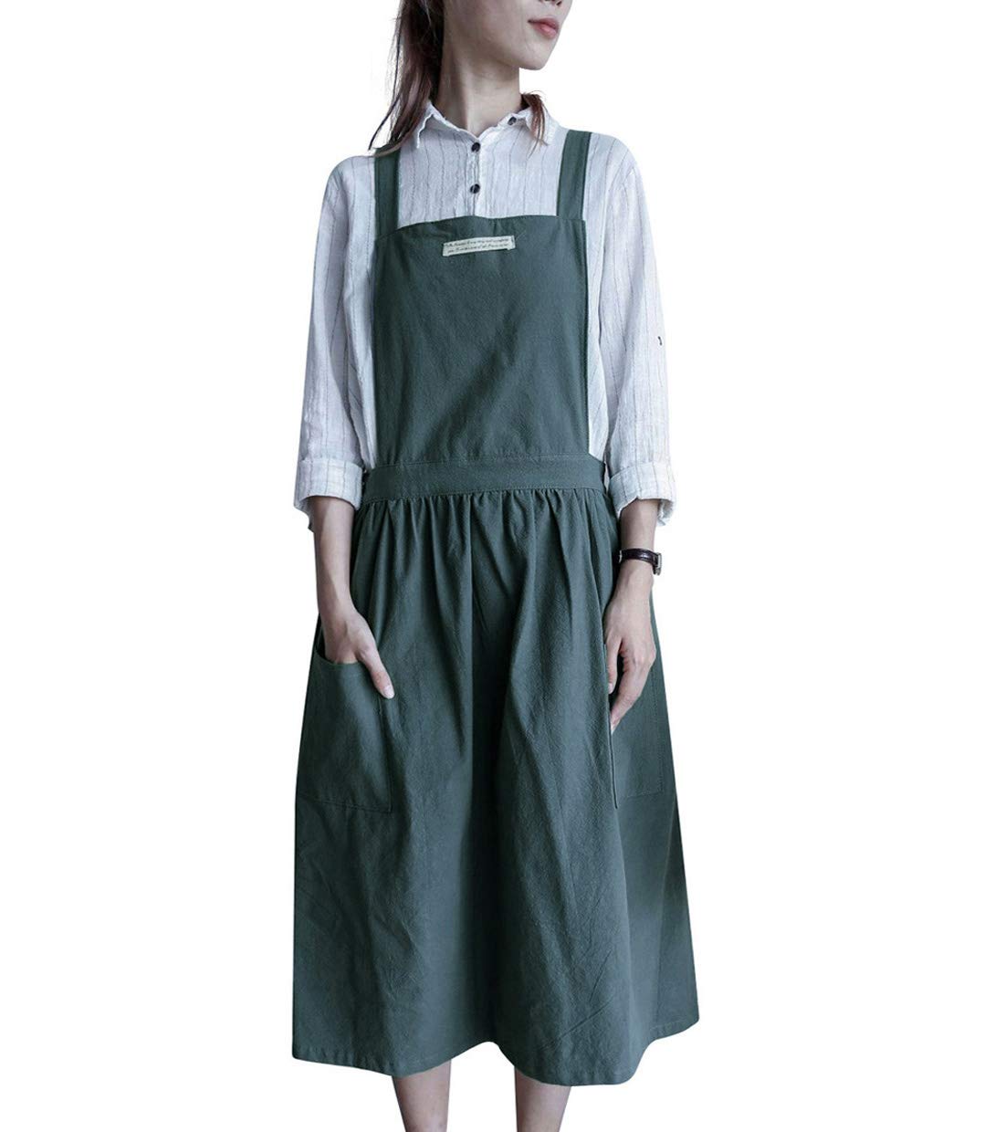 Japanse schort, gewassen linnen victorine naturel La Redoute Interieurs | La Redoute Japanse schort, gewassen linnen victorine naturel La Redoute Interieurs | La Redoute
