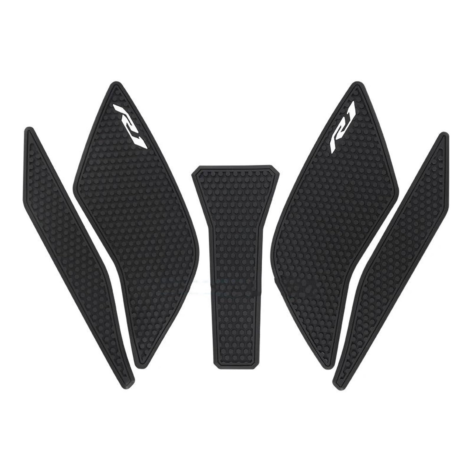for Yamaha YZF R1 R1M YZFR1 YZF-R1 2015-2021 Motorcycle Side Fuel Tank Pad Rubber Stickers Fishbone Tank Pad(Color3)