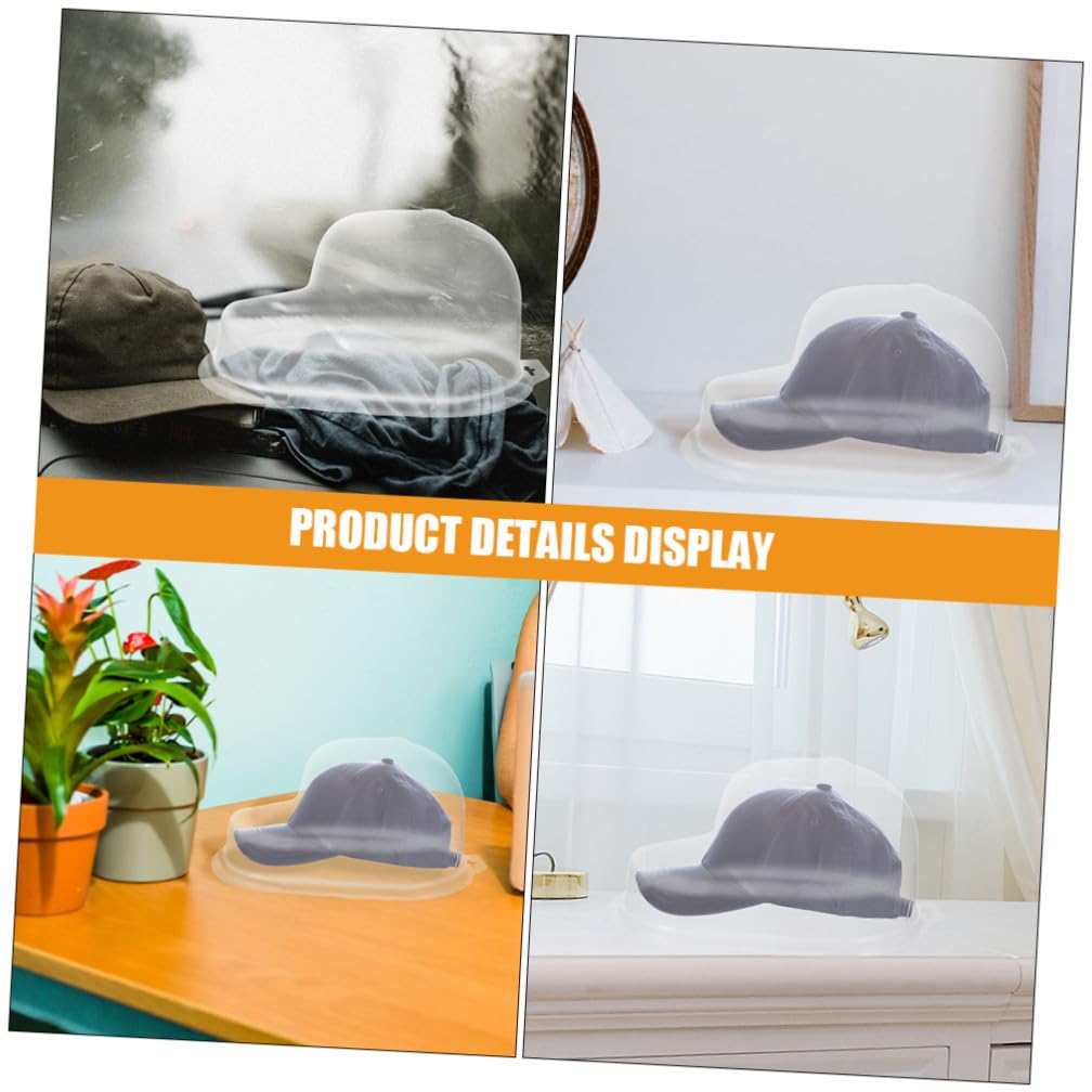 Vaguelly 3piezas Soporte Para Gorras De Béisbol Expositor De Gorras Estuche De Viaje Cajas Para