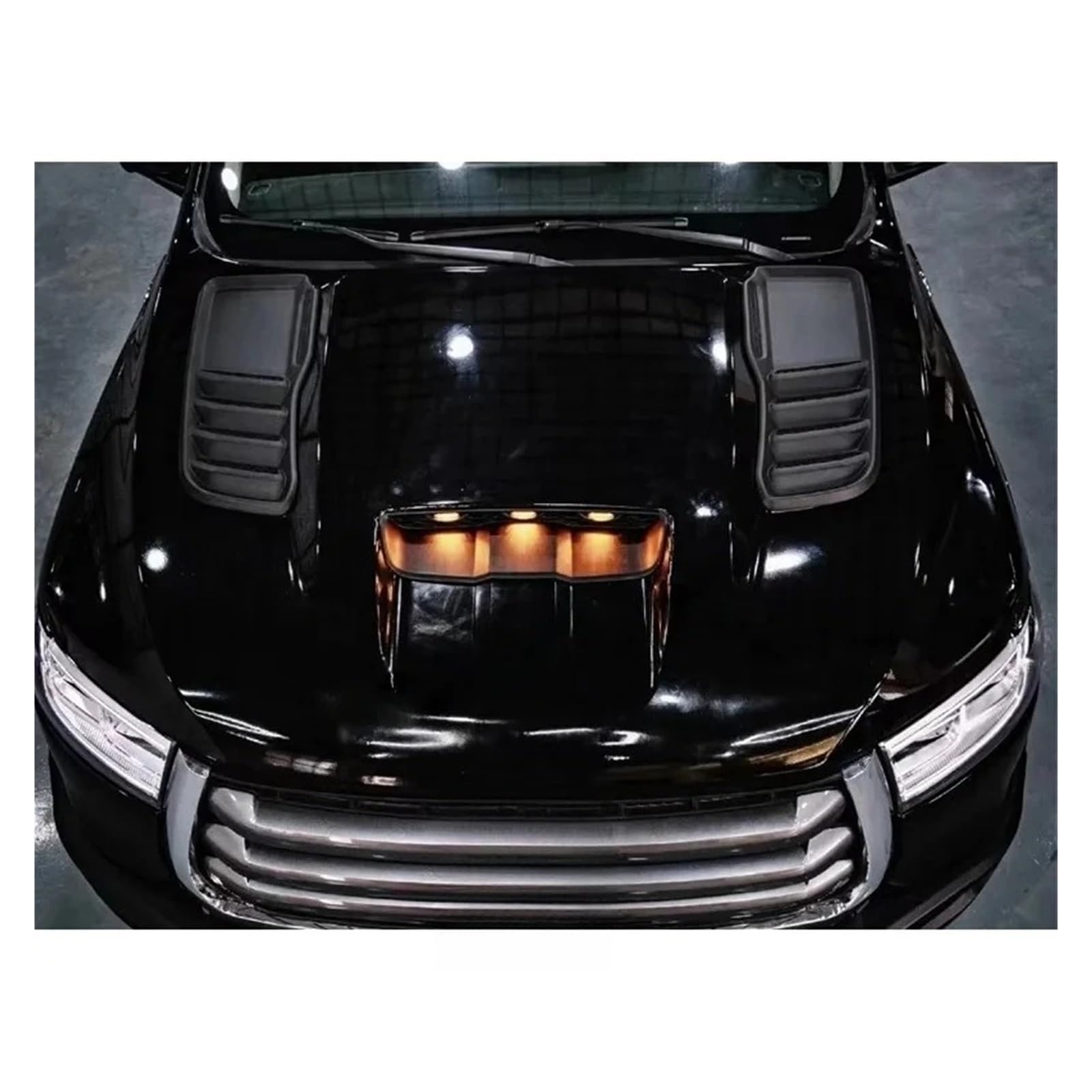 Compatibile con il cofano motore anteriore in acciaio al manganese del camioncino fuoristrada GWM Poer CANNON X 4X4