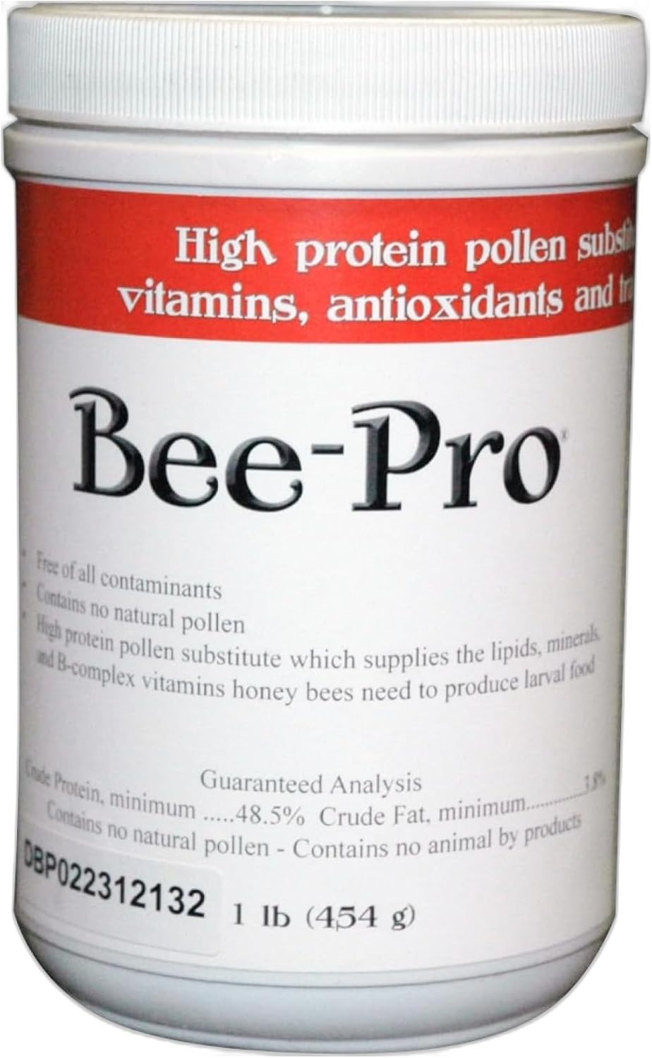 Mann Lake FD203 Sustituto de Polen Bee-Pro, 1 Libra