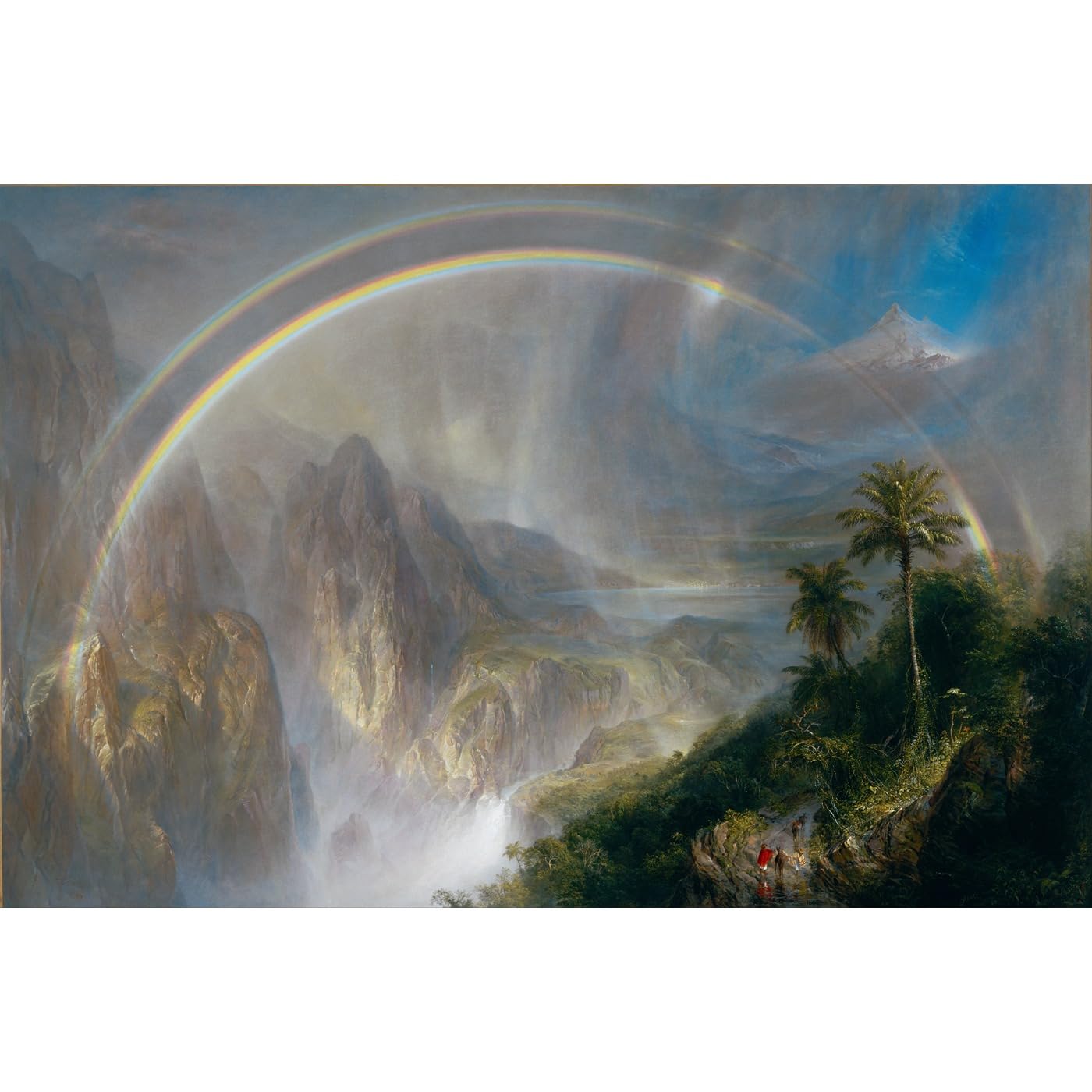 Impression giclée roulée église affiche tropicale 61 x 45,7 cm - 2