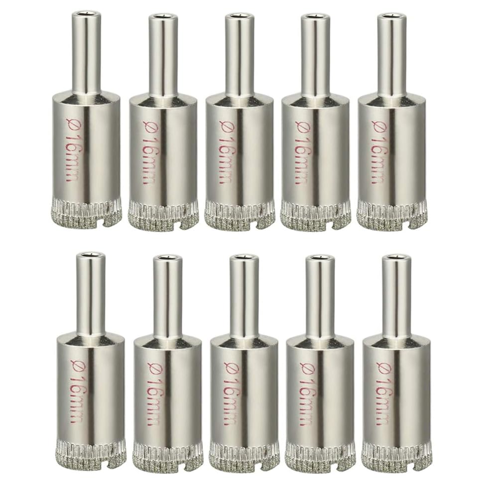 See full amazon price history chart for UPTODATETOOLS 10Pcs 16mm Diamond Coated Hole Saw Drill Bits for Glass Ceramic Tile Marble Rock Porcelain Bottles Pots Brick UPTODATETOOLS 10Pcs 16mm Diamond Coated Hole Saw Drill Bits for Glass Ceramic Tile Marble Rock Porcelain Bottles Pots Brick (B0D2H1LW7V) Amazon Price History, Amazon Price Tracker