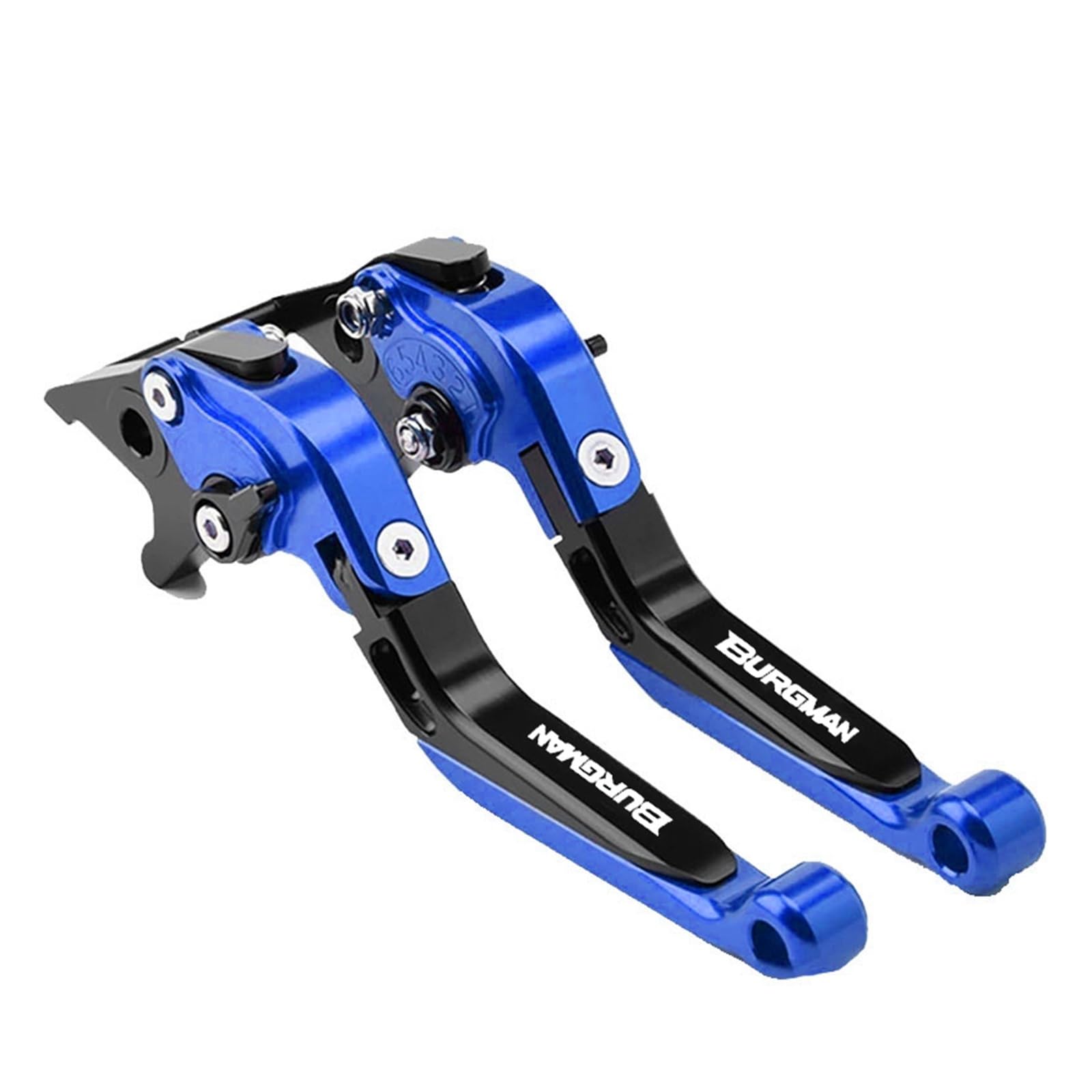 Yofdsnd 7 Foldable Telescopic Brake And Clutch Lever For An Uh Burgman 400/250/200/150/125 Clutch Lever Brake Set Folding Handle Levers