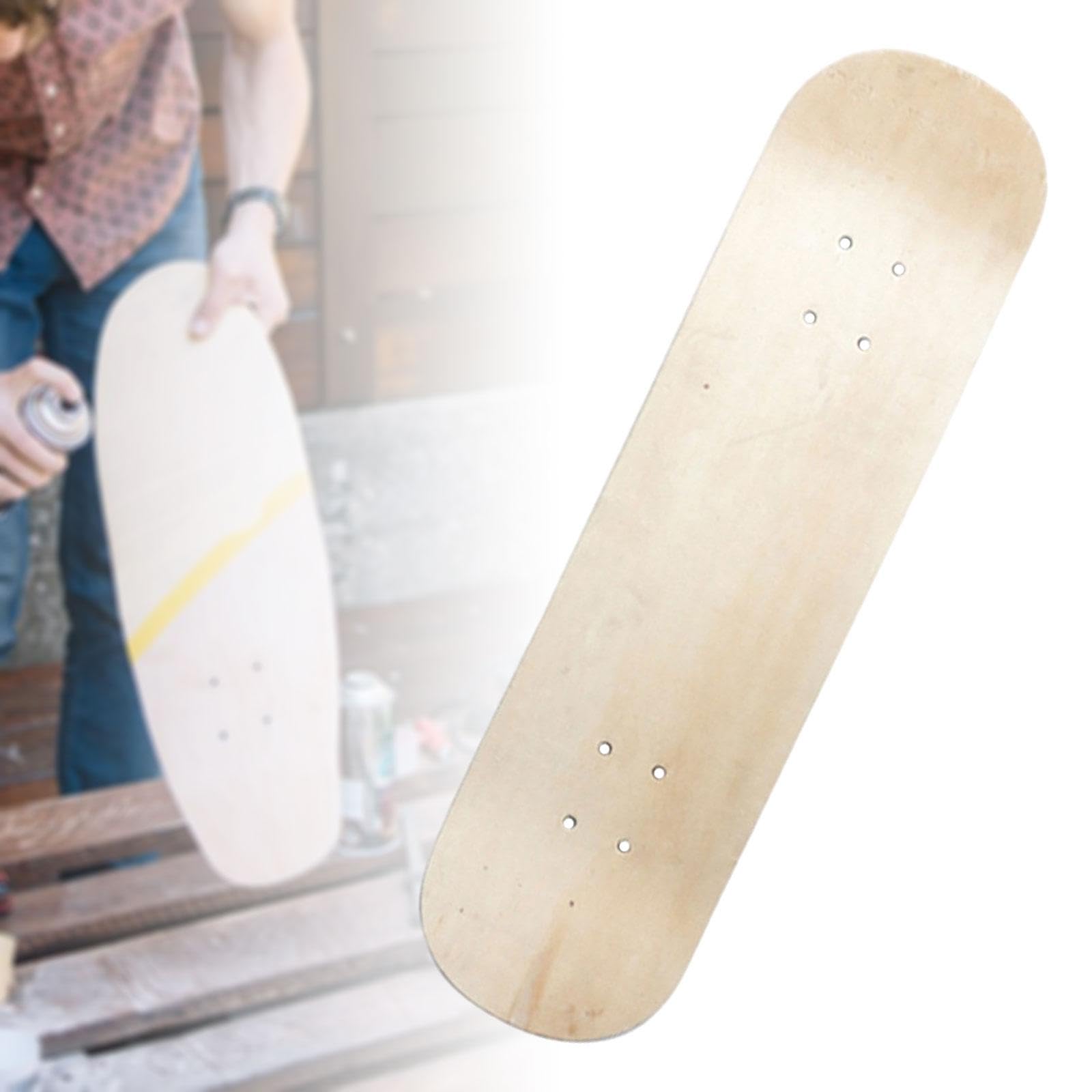 Tavola Da Skateboard Vuota, Accessorio per Skateboard Fai Da Te, Tavola Da Longboard Vuota di Ricambio, Tavola Da Pittura Artistica per Principianti