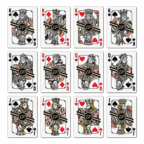 Image of YouTheFan NCAA Officially-Licensed Playing Cards - Original Artwork on All face Cards and Jokers - Team's Official Colors - Quality Linen Texture - Designed in The USA