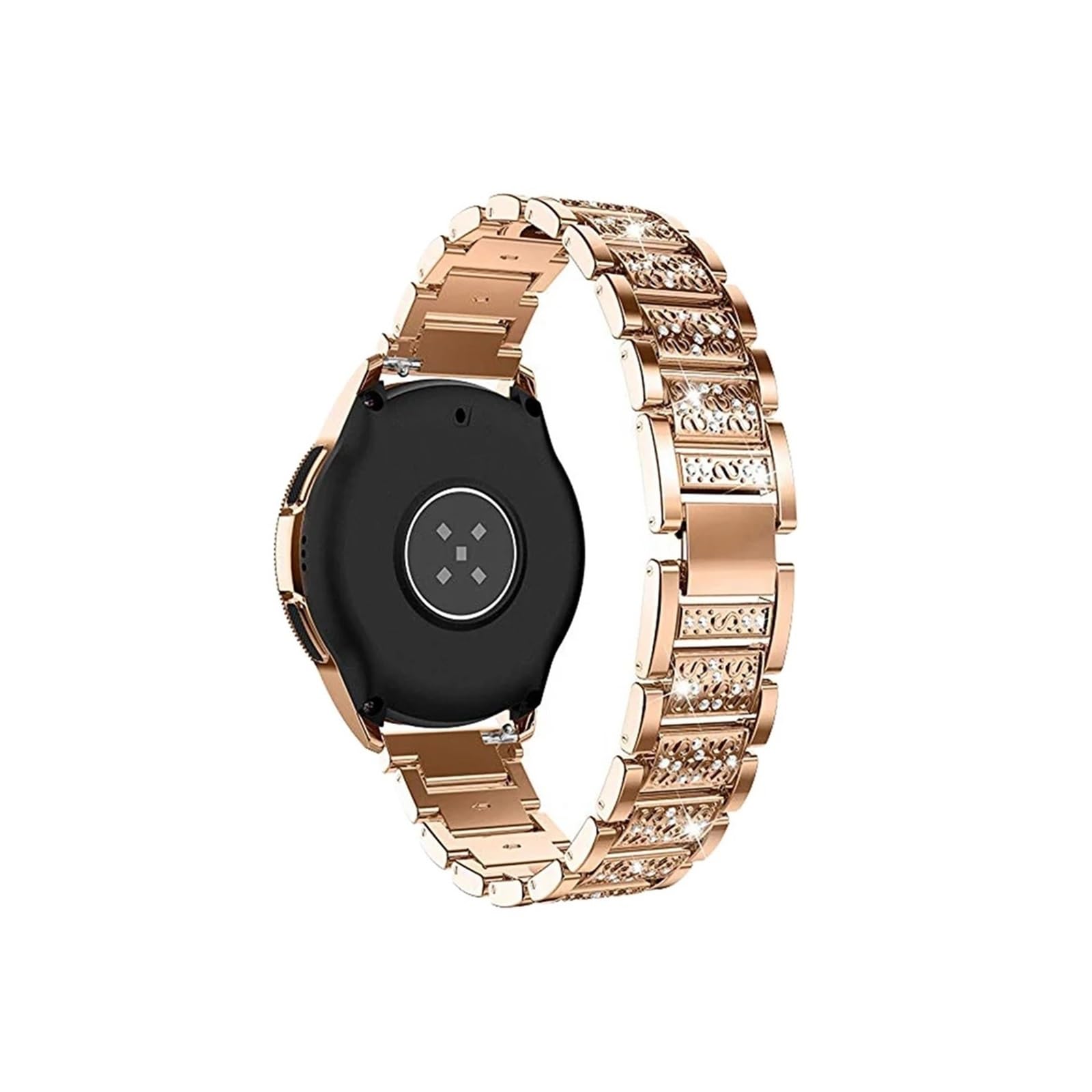 Pasek damski diamentowa bransoletka do zegarka Garmin Vivoactive 4 4S Venu 3 3S 2 2S SQ Vivomove HR metalowy stalowy 18mm 20mm 22mm